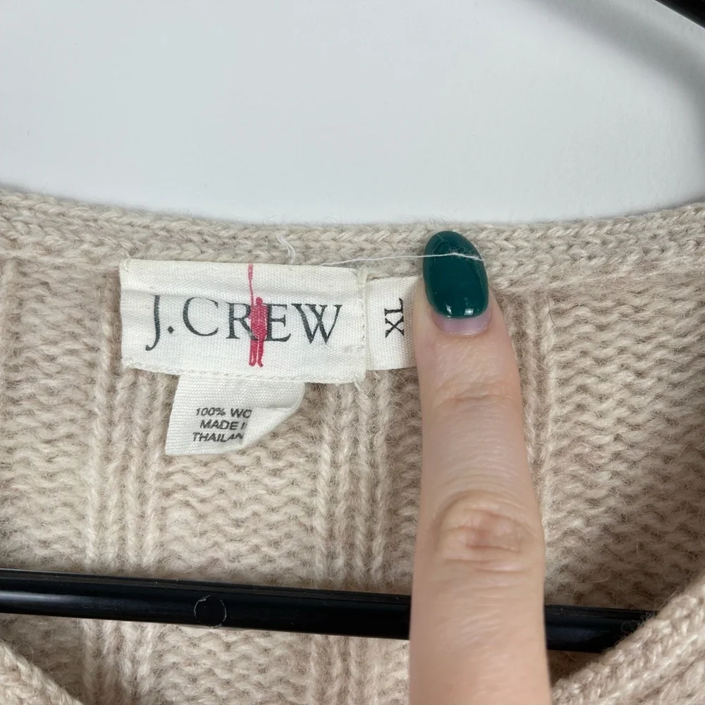 J.Crew 100% Wool Crewneck Sweater